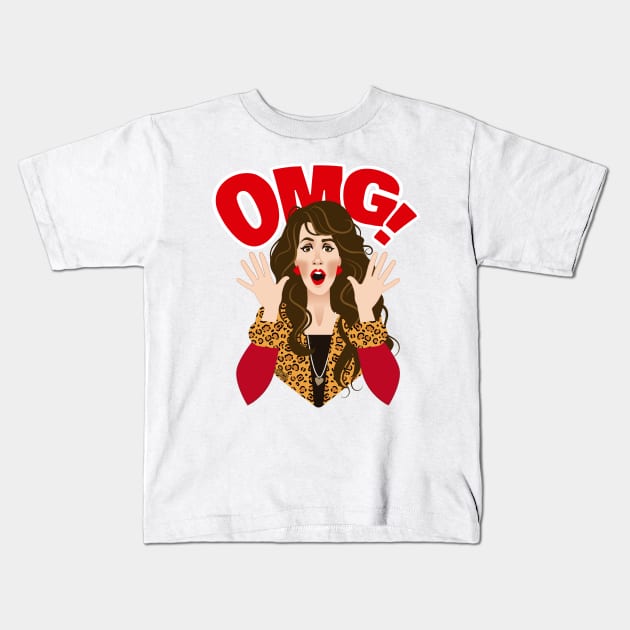 OMG! Kids T-Shirt by AlejandroMogolloArt